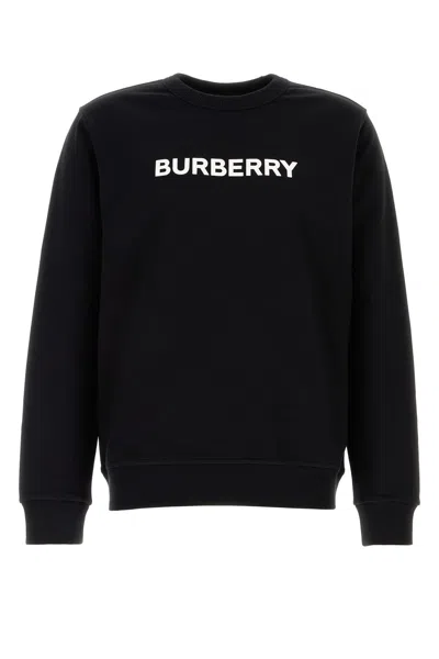 BURBERRY BURBERRY BLACK COTTON SWEATSHIRT