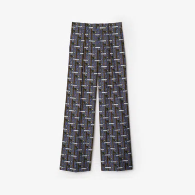BURBERRY BURBERRY BUS SILK PYJAMA TROUSERS