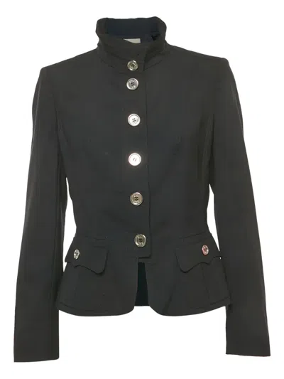 Pre-owned Burberry Button-fastening Jacket In Blue