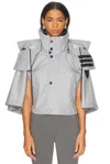 Burberry Button Up Cape In Gale