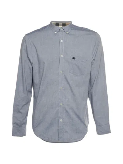 Pre-owned Burberry Button-down Shirt In Blue