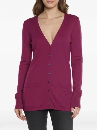 Pre-owned Burberry Button-up Cardigan In Pink