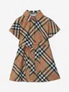 Burberry Baby Girl's, Little Girl's & Girl's Guilietta Check Shirtdress In Beige
