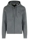 Burberry Cashmere-blend Hoodie Sweatshirt In Gray