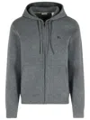 Burberry Cashmere-blend Hoodie Sweatshirt In Gray
