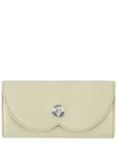 BURBERRY BURBERRY CALFSKIN LEATHER CHESS LONG WALLET