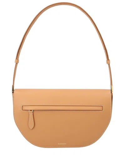 Pre-owned Burberry Calfskin Medium Olympia Bag, Never Carried (authentic Pre-loved)