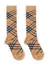 Burberry Check Cotton Blend Socks