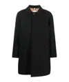 Burberry Camden Water Resistant Cotton Gabardine Car Coat In Black