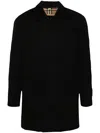 Burberry Camden Heritage Short Coat In Schwarz