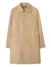 Burberry Camden Heritage Single-breasted Car Coat In Neutral