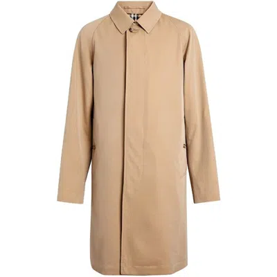Burberry Camden Single-breasted Car Trench Coat In Brown