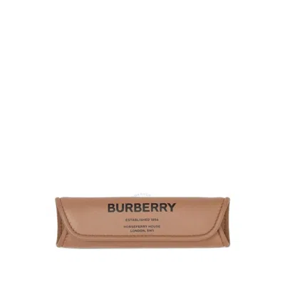 Burberry Camel Detachable Leather Lola Shoulder Pad In Brown
