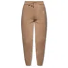 BURBERRY BURBERRY CAMEL JOSEE MONOGRAM KNITTED TRACK PANTS