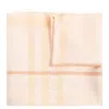 Burberry Cameo Check Wool Silk Fringed Scarf In Cameo