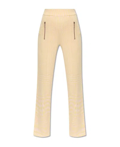 Burberry Cameo Ip Pattern Clothing Trousers In Pink