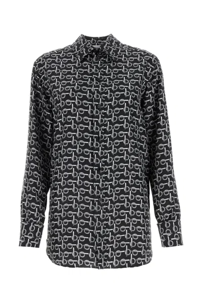 BURBERRY BURBERRY PRINTED SILK SHIRT