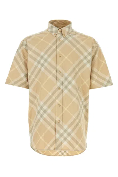 Burberry Camicia-m Nd  Male In Brown