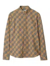Burberry Vintage Check Long-sleeved Shirt In Beis