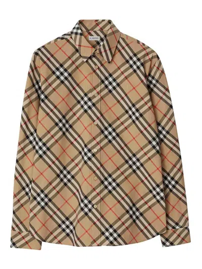 BURBERRY CHECK COTTON SHIRT
