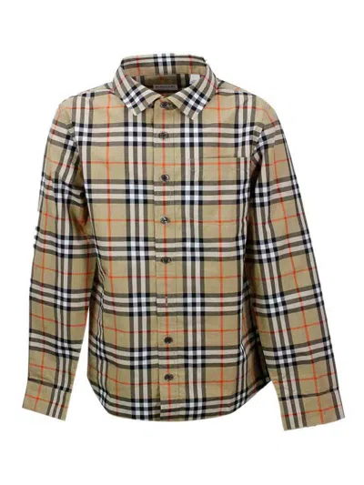 Burberry Kids' Shirt In Nude
