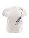 Burberry Knight Motif T-shirt In White