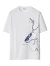 Burberry Graphic-printed Crewneck T-shirt In White