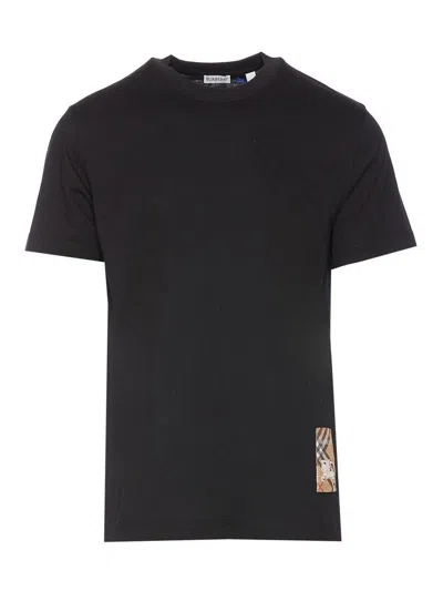 BURBERRY CHECK LABEL T-SHIRT