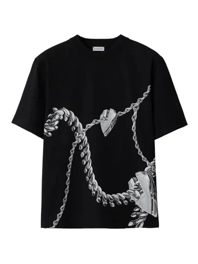 BURBERRY T-SHIRT SHIELD