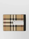 BURBERRY CANVAS CHECK CARD HOLDER