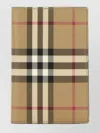 Burberry Canvas Checkered Bifold Wallet In Neutral