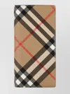 Burberry Canvas Checkered Pattern Foldable Wallet