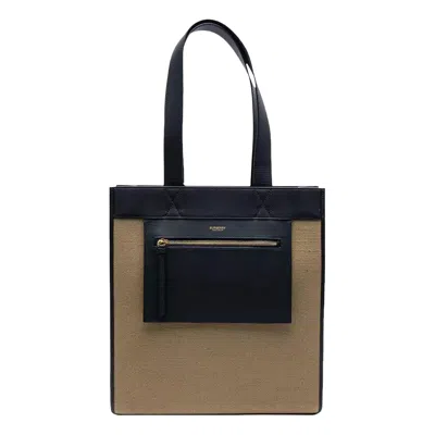 Pre-owned Burberry Canvas Combination Tote Bag 'black' | Women's Size Onesize
