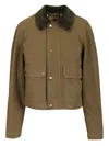 Burberry Ww Short Garment Washed Field Jacket