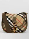Burberry Embroidered Canvas Mini Messenger B Clip Crossbody Bag In Multi
