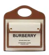 Burberry Canvas Mini Pocket Bag In Brown