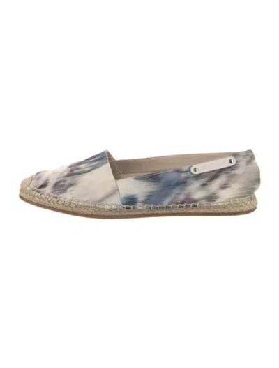 Pre-owned Burberry Canvas Printed Espadrilles