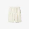 BURBERRY BURBERRY CANVAS TAILORED SHORTS