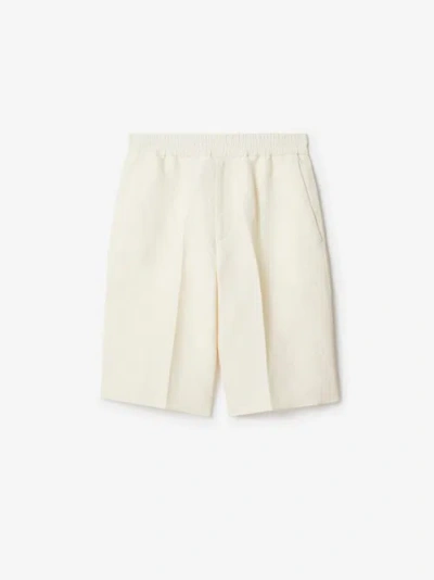 BURBERRY Canvas Tailored Shorts