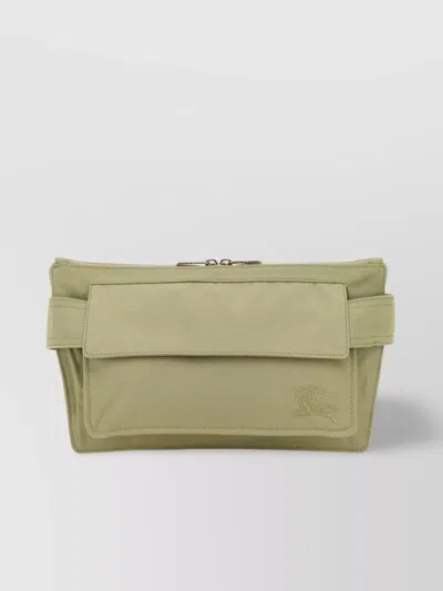 Burberry Canvas Trench Belt Bag In Green