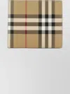 Burberry All-over Check Printed Bi-fold Wallet In Brown