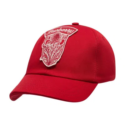 Burberry Cap In Red