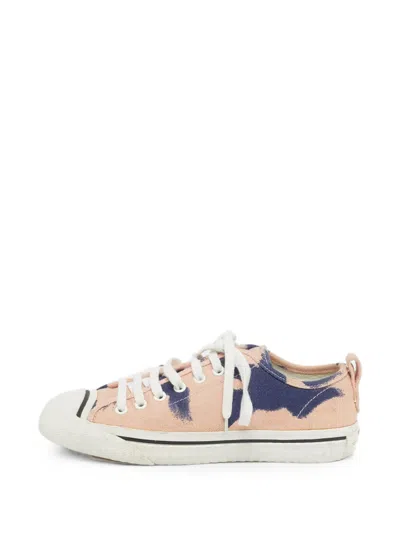 Pre-owned Burberry Cap Toe Sneakers In Pink