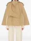 Burberry Cape Aus Baumwolle In Neutral
