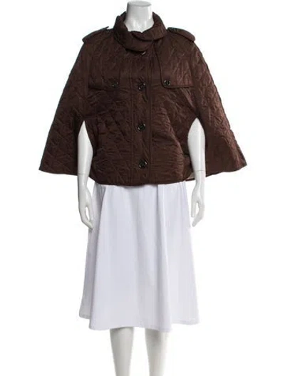 Pre-owned Burberry Cape In Brown