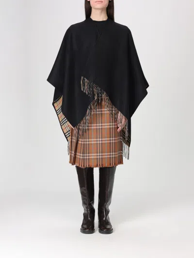 Burberry Cape Woman  In Black