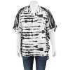 BURBERRY BURBERRY CAPE DETAIL SHORT-SLEEVE WATERCOLOUR PRINT TWILL SHIRT