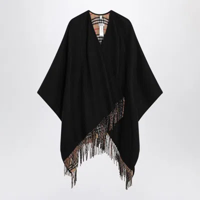 Burberry Cape With Check Pattern