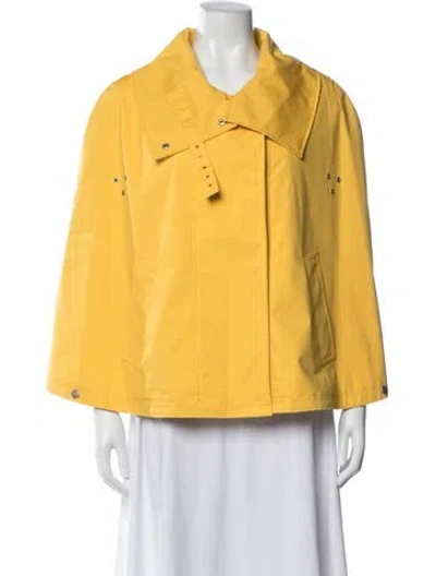 Pre-owned Burberry Cape In Yellow