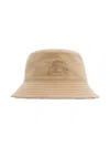 Burberry Boys Sand Ip Check Kids Reversible Wide-brim Cotton-poplin Bucket Hat 12-36 Months In Nude & Neutrals